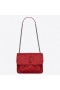 Saint Laurent Baby Niki Kette Tasche Rot Gefältelt Leder-Saint Laurent Taschen