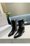 Jimmy Choo Ankle-Boot 45mm Pocket Decor Med Ferse Schwarz