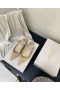 Jimmy Choo Bing Wildleder Flache Kristall Armband Khaki