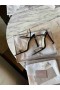 Jimmy Choo Meira 85 Schwarz Leder Sandalen Kristall-Verzierung