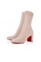 Christian Louboutin Beyonstage 70mm Stiefeletten Mesh Und Nappaleder Leche Christian Louboutin Schuhe