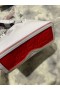 Christian Louboutin Cabata Tote Bag Patent Leder Weiß