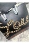 Christian Louboutin Cabata Tote Bag Pony-Haar-Muster-Rindsleder-Schwarz