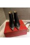 Christian Louboutin Calamijane Ankle Boots 100mm Kalbsleder Strass Schwarz
