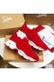 Christian Louboutin Spike Sock Women Sneakers Neopren Rot