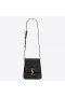 Saint Laurent Kaia Nord-Süd-Tasche Leder Schwarz Saint Laurent Taschen