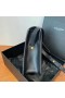 Saint Laurent Kaia Nord-Süd-Tasche Leder Schwarz Saint Laurent Taschen