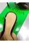 Bottega Veneta Stretch-Pantolette 90mm OXID Patent Leder, Bottega Veneta Mules