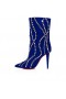 Christian Louboutin Astrilarge Beute Pika 100 Mm-Niedrige Stiefel Galactiqueen Christian Louboutin Schuhe