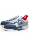 Christian Louboutin Astroloubi Strass Turnschuhe Veau Velours Wildleder Leder Blau