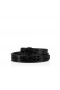 Christian Louboutin Cl Logo Gürtel Frauen Alligator-Embossed Calf Leather Black