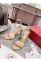 Christian Louboutin Condorapik Königin Sandalen 100mm Leder Nappa Nude
