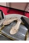 Christian Louboutin Degraqueen Folie Maultiere Pvc Und Irisierende Nappa-Leder Light Peach