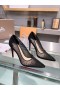 Christian Louboutin Follies Strass 105mm Pumps Net Wildleder Kalb Und Strass Schwarz