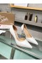 Christian Louboutin Iriza 85mm Pumpen Patent Leder Weiß Christian Louboutin Schuhe
