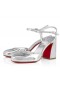 Christian Louboutin Jane Pumpe 85 Mm Pumpen Specchio-Leder-Silber