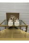 Christian Louboutin Louis Junior Low Top Sneaker Leder Weiß Gold