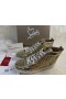 Christian Louboutin Louis Spikes High-top Männer Turnschuhe Leder Gold Textur