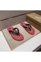 Christian Louboutin Männer Spike Flip-Flop-Muster Rot Christian Louboutin Schuhe