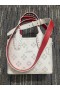 Christian Louboutin Cabata Small Ost-West-Mini-Tote-Bag Weiß