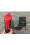 Christian Louboutin So Kate Booty Ankle Boots 100mm Toile Splash Multicolor