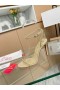 Christian Louboutin So Mir 105 mm Sandalen Leder Spikes Nude-CL-Schuhe