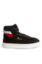 Christian Louboutin Top Rui Spikes High-top Sneaker Suede Black-CL-Schuhe