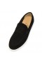 Christian Louboutin Varsiboat Boot Schuhe Leder Schwarz Christian Louboutin Schuhe