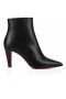 Christian Louboutin Vibella Beute 85Mm Niedrigen Stiefel Kalb Leder Schwarz