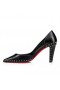 Christian Louboutin Vidura 85 Mm Pumpen Kalb Leder Schwarz Christian Louboutin Schuhe