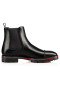 Christian Louboutin Boot Melone Flach Schwarz Kalb