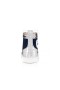Christian Louboutin High-Top Lou Spikes Orlato Version Marine Wildleder