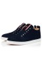 Christian Louboutin Low-Top F. A. V Fique A Vontade Marine Wildleder
