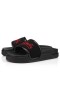 Christian Louboutin Marine-Pool-Schwarze Neopren-Flip-Flop