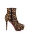 Christian Louboutin Plattformen Jenlove Beute 120-mm-Braunes Kalb