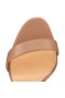 Christian Louboutin Plattformen Königin Alta 150 mm Nude Nappa-Leder