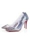 Christian Louboutin Pumpe Degrastrass PVC-85mm Vers Griechisch/Griechisch lin