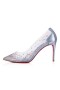 Christian Louboutin Pumpe Degrastrass PVC-85mm Vers Griechisch/Griechisch lin