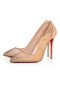 Christian Louboutin Pumps Follies Strass 100mm Version Light Silk Net