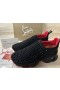 Christian Louboutin Spike Runner Sock-Black/Black-Matte-Neopren-Sneaker
