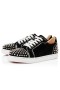 Christian Louboutin Sneaker Vieira 2 Schwarz/Silber Veau Velours