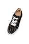 Christian Louboutin Sneaker Vieira 2 Schwarz/Silber Veau Velours