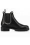 Christian Louboutin Spikita Beute Capahutta Flache Schwarz/Silber-Kalb