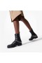 Christian Louboutin Spikita Beute Pferd Guarda Flache Schwarz/Silber-Kalb