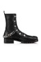 Christian Louboutin Spikita Beute Pferd Guarda Flache Schwarz/Silber-Kalb