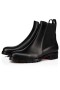 Christian Louboutin Spikita Beute Marchacroche Leder, Schwarz