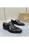 Christian Louboutin Chambelimonk Derbies Patent Leather Black Brown
