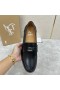 Christian Louboutin Penny Loafers Smooth Calf Leather Black