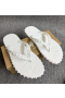 Christian Louboutin Super Loubi Flip Mules Rubber White
