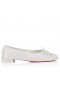 Christian Louboutin Sweetie Jane Strass Boum Ballerinas Crepe Satin Version Ivory 